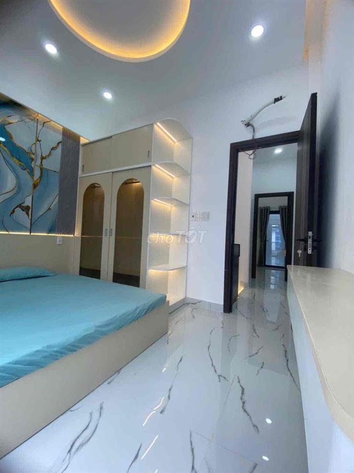 Nhà 3PN Xây Mới 100% Hẻm Oto Quang Trung