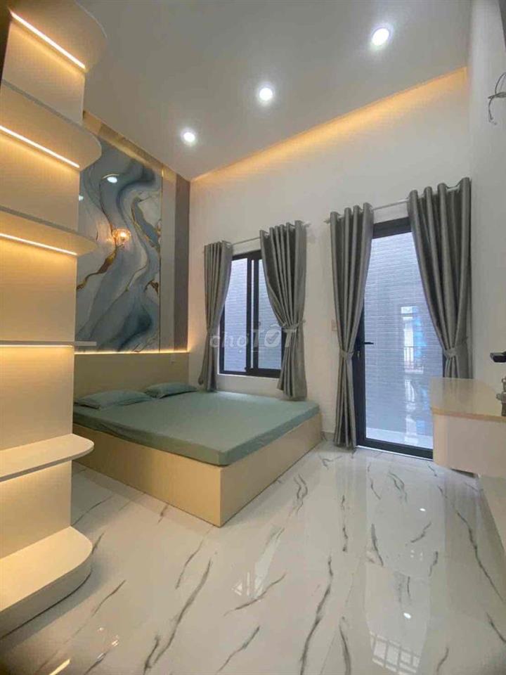 Nhà 3PN Xây Mới 100% Hẻm Oto Quang Trung