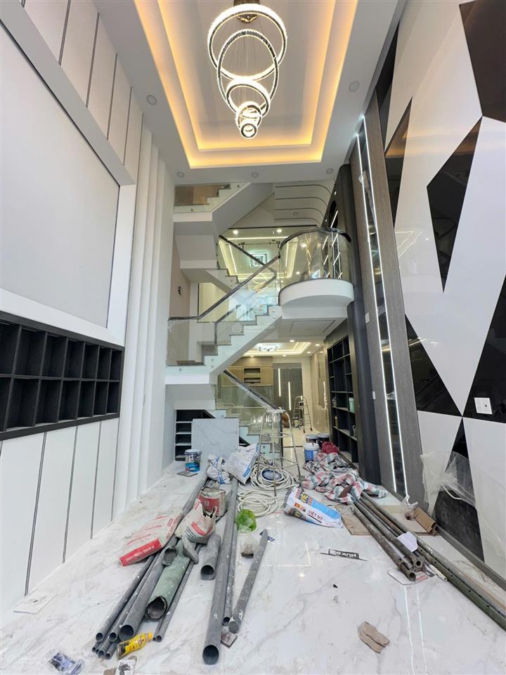 Nhà mới đường hương lộ 2  xây 4 lầu 4x13m hẻm 5m thông hướng bắc