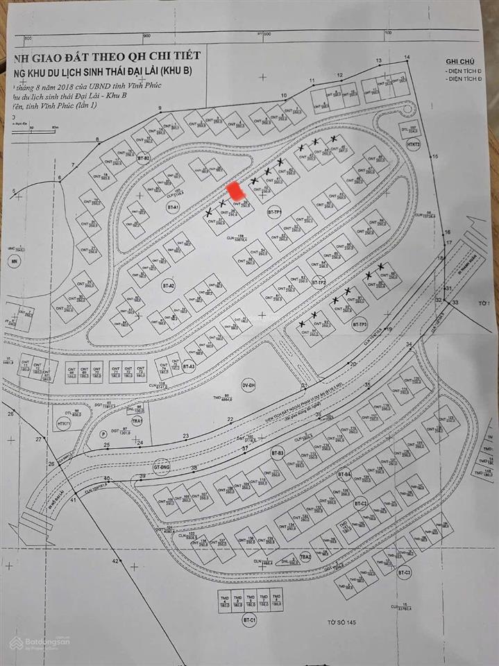 Bán đất nền 250 m2 có sổ hồng thuộc dự án flamingo đại lải resort, vĩnh phúc cũ