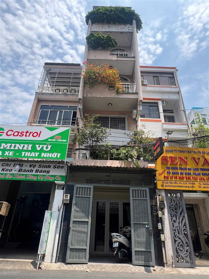 Bán nhà mt vĩnh viễn p6, q10. dt 3.4 x 13m  hậu 3.44m  nhà 5 lầu giá 13.5 tỷ bớt lộc