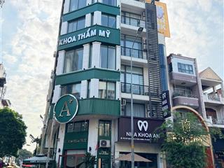 Bán nhà mt đường sư vạn hạnh. p12. q10. dt 4,1 x 26m cn 104m2 trệt 5 lầu mới  hđt 110tr/tháng