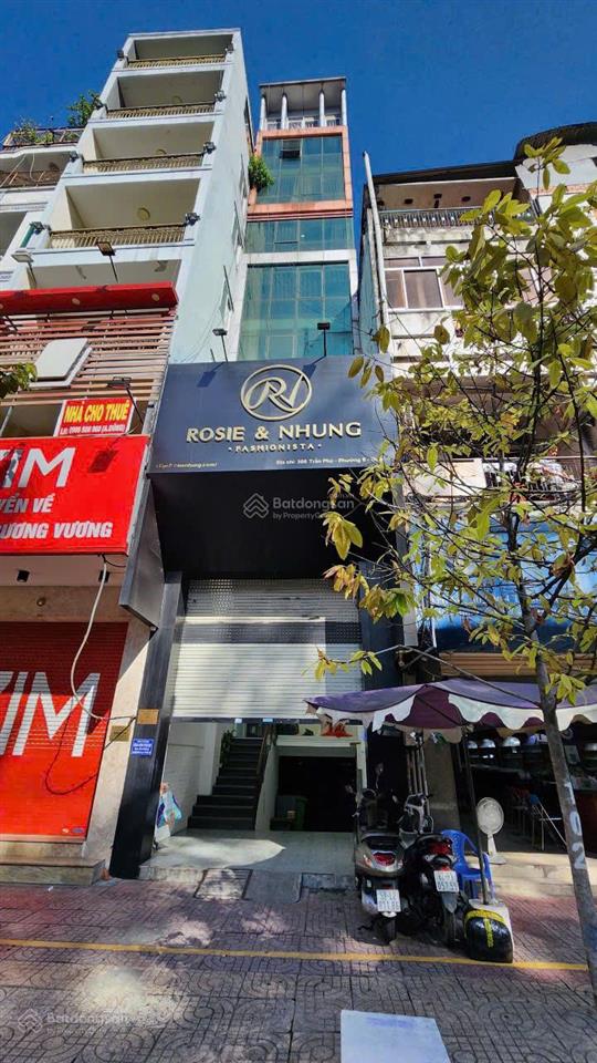Bán nhà mặt tiền trần phú đoạn 2 chiều, p7, q5  dt 4x28m hầm, 7 tầng, st  giá 40 tỷ