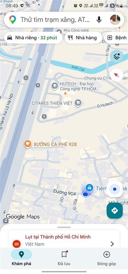 Mặt tiền 29a đường 904, hiệp phú, 9 x 37m