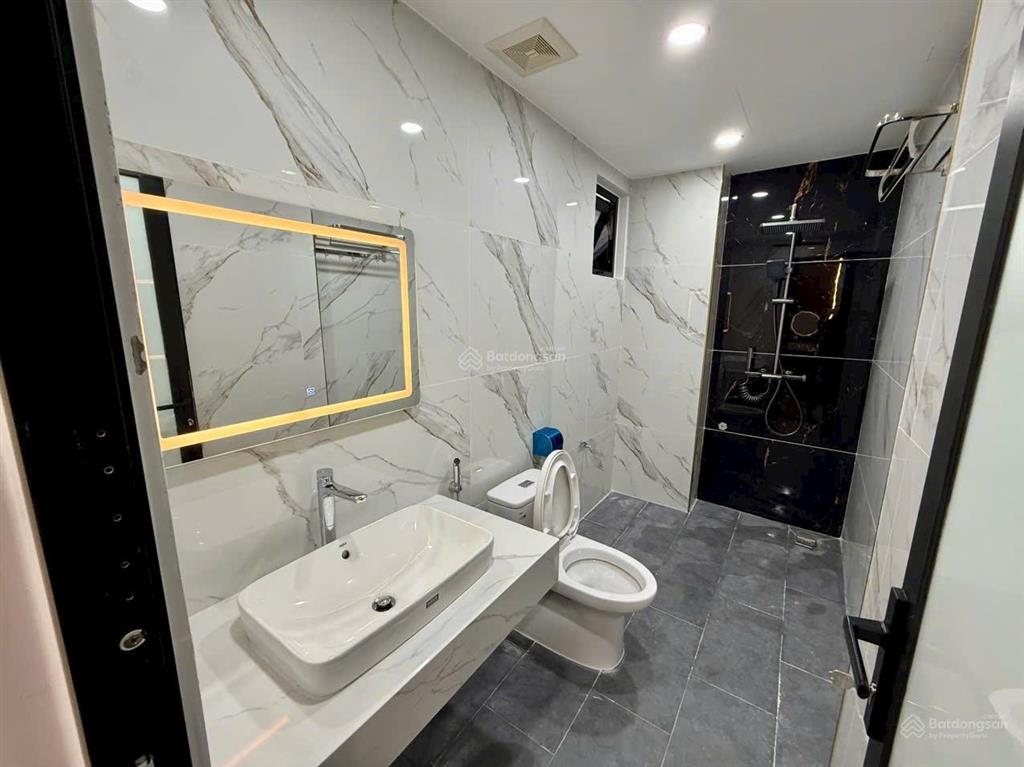 Nhà 80m2 phố tân mai, 7 tầng xây mới, thang máy ô tô vào nhà, 2 mặt ngõ trước sau  0984 182 ***