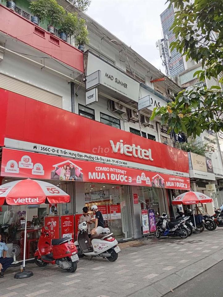 Cho thuê Nhà lầu 2, Mặt tiền Trần Hưng Đạo, Q1