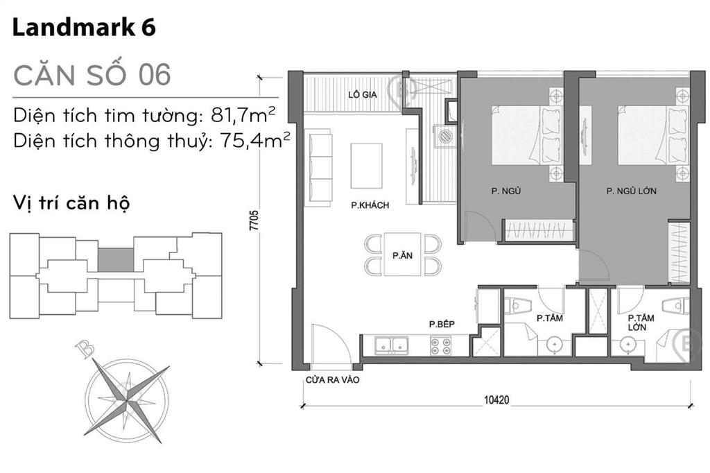 Vinhomes central park bán 2pn landmark 6 view sông  l6.05  có sổ  giá 10.5 tỷ