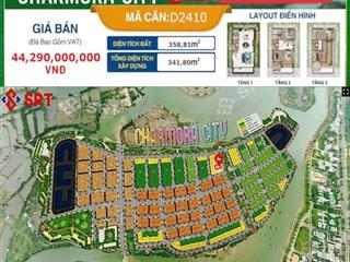Biệt thự đơn lập charmora city  sun nha trang đối diện công viên hỗ trợ vay ngân hàng, giá cđt sun