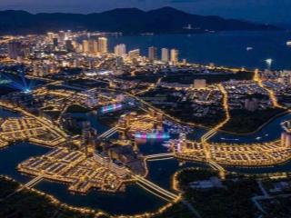 Villa song lập, hướng đông nam, kề sông, bến du thuyền tại đảo nam dự án charmora city nha trang