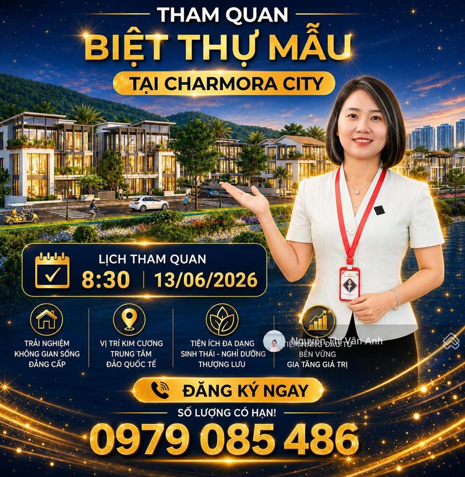 Thanh toán 50% nhận ngay nhà phố và biệt thự số lượng giới hạn tại charmora city nha trang giá cđt