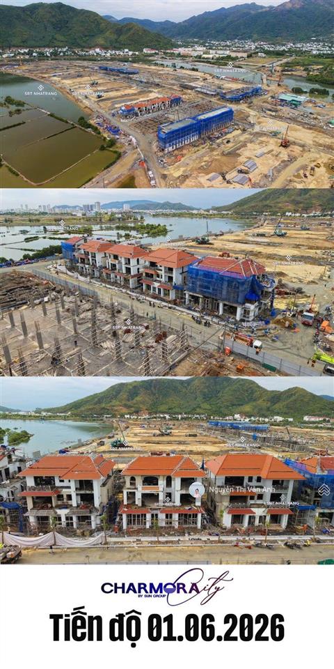 Thanh toán 50% nhận ngay nhà phố và biệt thự số lượng giới hạn tại charmora city nha trang giá cđt