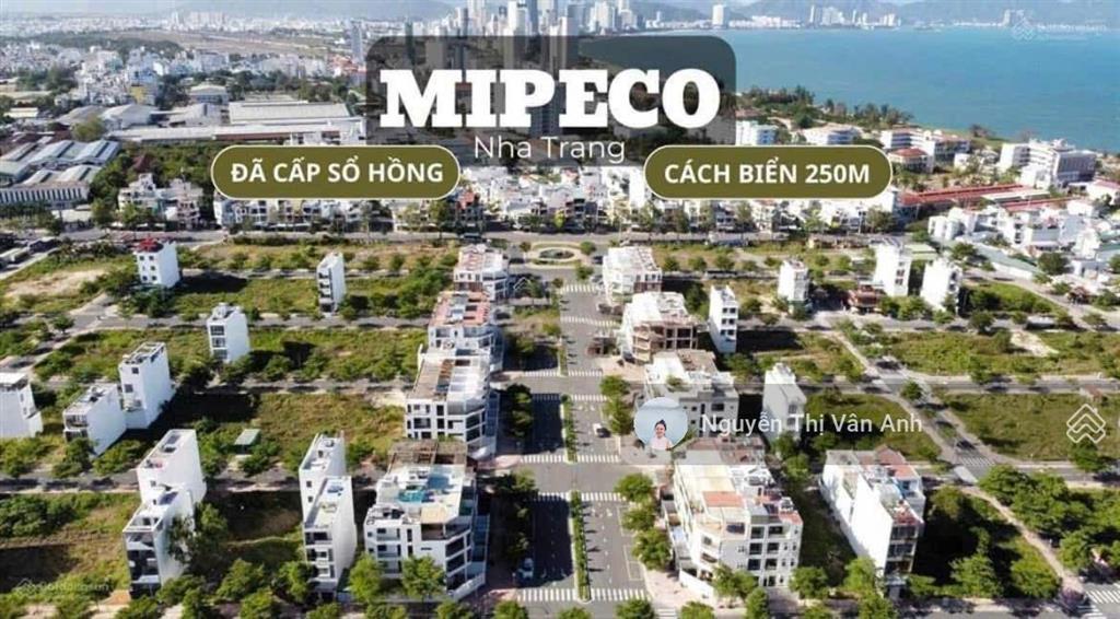 Bán lô liền kề gần đường tô hiệu kđt mipeco nha trang đã có sổ hồng riêng cách biển chỉ 500m