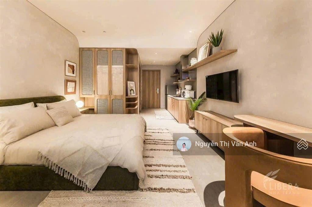 Bán căn studio tầng cao view biển, hoàng hôn toà the sanhome  libera nha trang