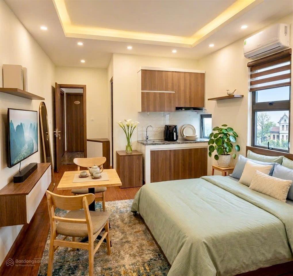Cho thuê căn hộ ccmn cao cấp full đồ tại hoàng quốc việt, 30m², giá 4,5tr, ở được luôn