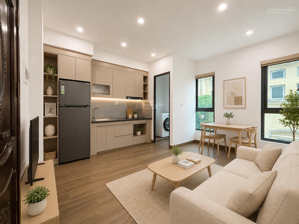 Cho thuê căn hộ mới tinh tại 106 hoàng quốc việt  2n1k 2wc  70m²  full nội thất  ô tô đỗ cửa