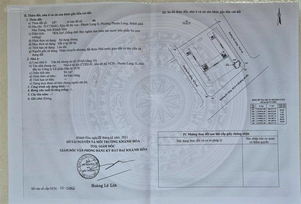 Bán căn góc cao cấp  chung cư xh01 vcn phước long 2