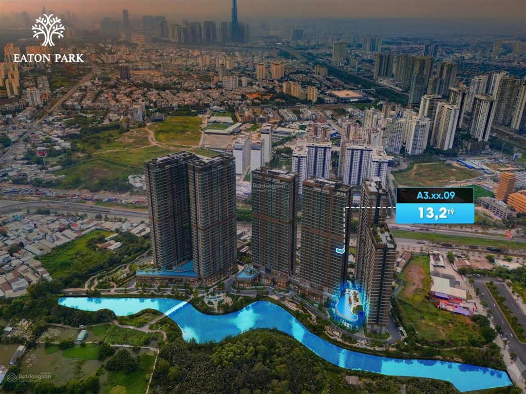 Eaton park  tòa a3 (vuýp)  trục 09 2pn góc (view đẹp)  để giá bằng lúc mua từ cdt