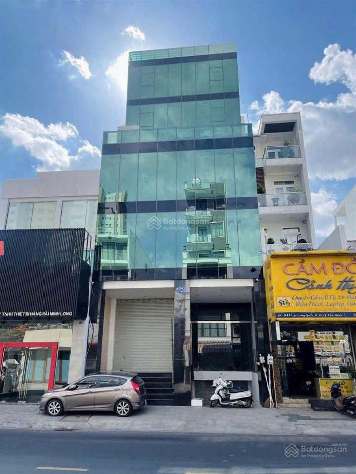 Building 7 tầng mặt tiền lạc long quân. dt 8,05m x 21m, hợp đồng thuê 120 triệu/tháng