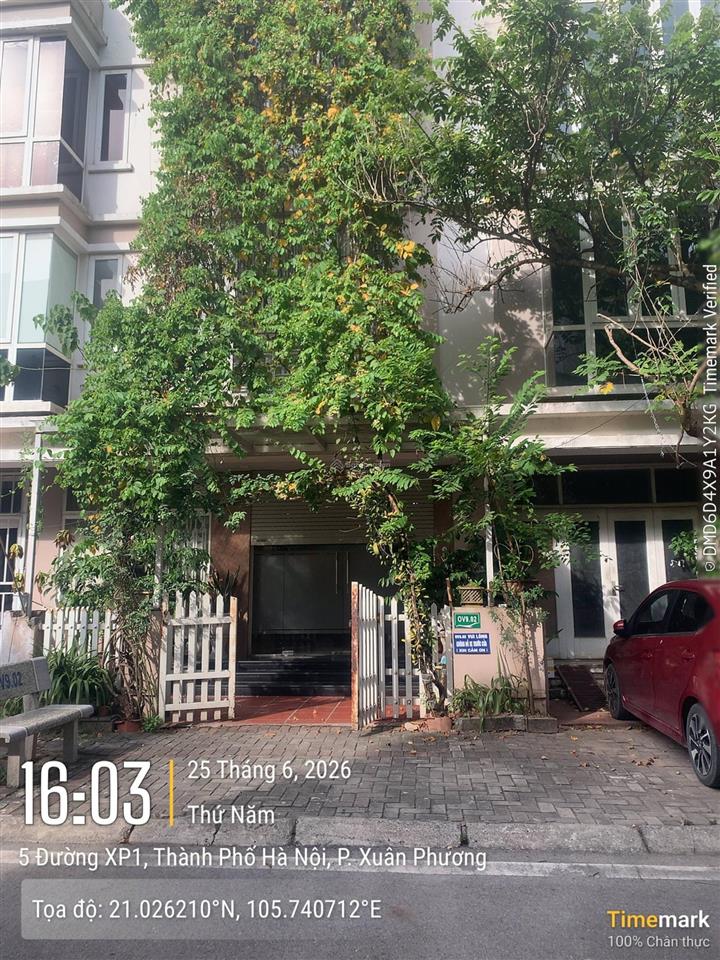 Cho thuê liền kề xuân phương 75m2 x 4 tầng, 6 phòng, ô tô đỗ cửa