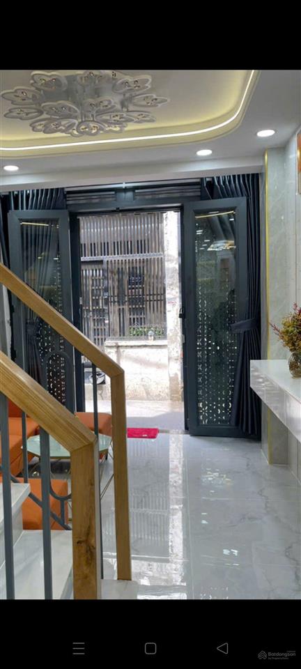 Bán nhà đẹp mới xây 1 trệt 1 lầu hẻm ô tô, ngắn và thông suốt, gần chợ.
