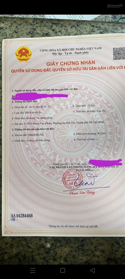 Bán nhà đẹp mới xây 1 trệt 1 lầu hẻm ô tô, ngắn và thông suốt, gần chợ.