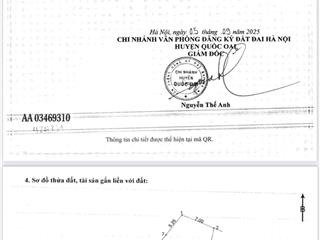 Bán đất tại xã phú cát, quốc oai, hà nội, 24 triệu / m2, 163 m2