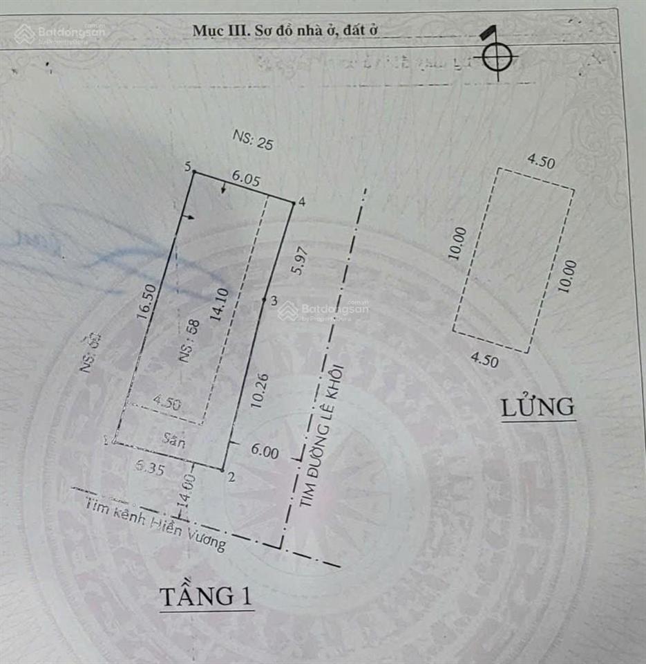 Chính chủ cần bán góc 2 mặt tiền khu vip lê khôihiền vương