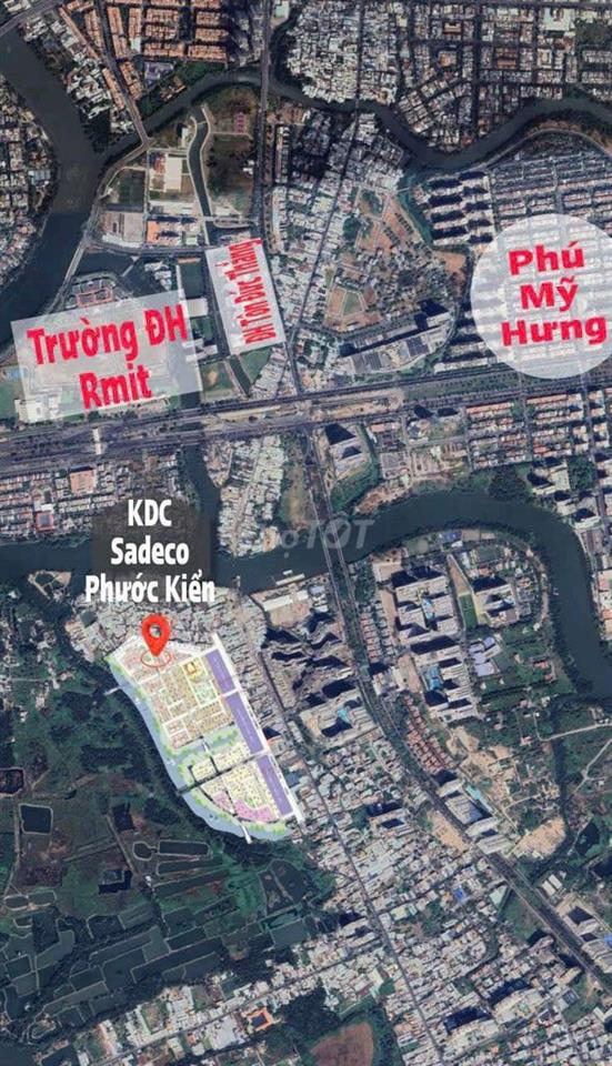 Chuyên đất nền Khu dân cư Sadeco Phước Kiển A giá tố