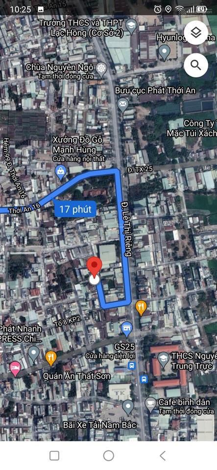 Nhà 76,4 m2  shr  đường 5m  cách đường lớn 150m, gần trường  tại phường thới an  tp. hcm