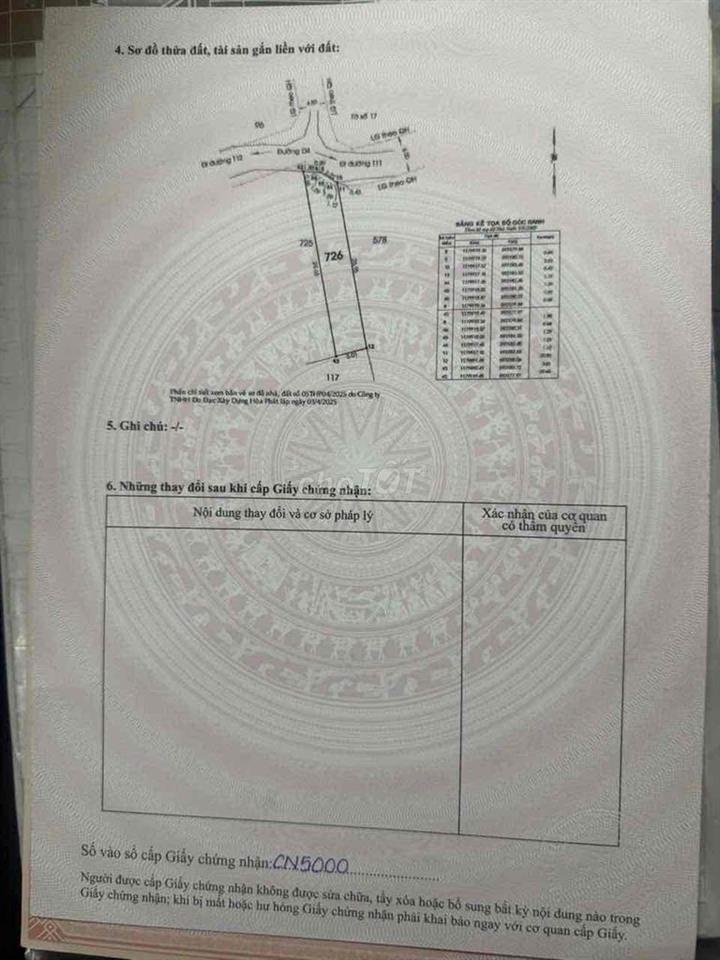 CHÍNH CHỦ BÁN LÔ ĐẤT Ở 5x28 ĐƯỜNG 5M GIÁ 2,7TỶ TL