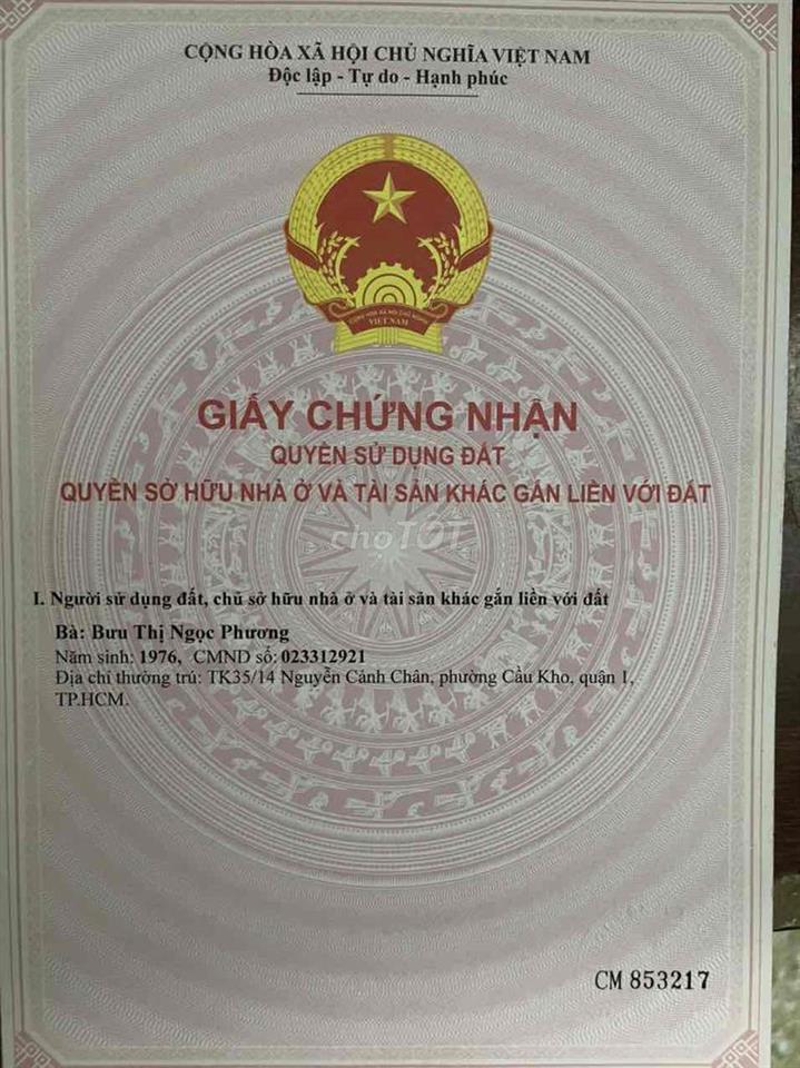 Bán gấp lô đất 5x20 đường bê tông 5m giá 1,2tỷ tl