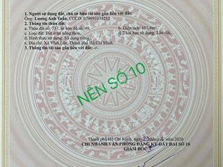 Bán lô đất 103,4m2 full thổ cư đường nhựa 6m giá 4,05tỷ