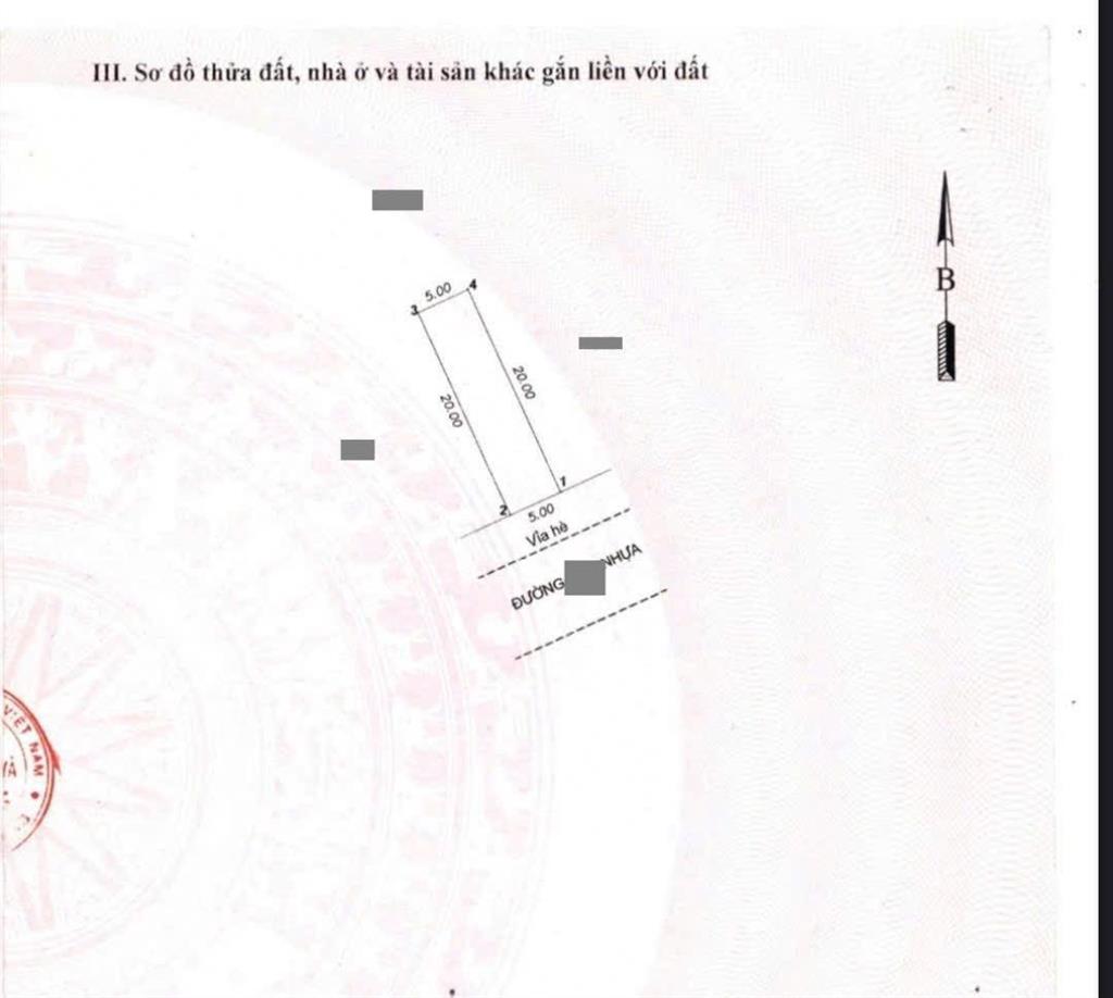 Bán đất kdc tái định cư làng đh bình an, dĩ an mt 16m 100m 4,7 tỷ