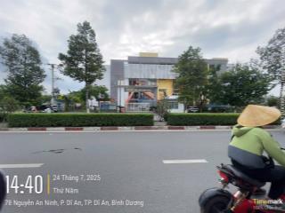 Bán đất nguyễn an ninh phường dĩ an gần trường học go dĩ an dt 108m giá 4,5 tỷ tlcc