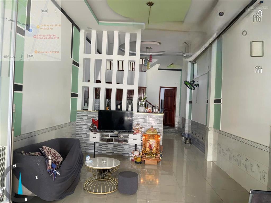 Lbán nhà lầu trệt khu dân cư phường đông hòa dĩ an trung tâm tp.hcm 62m2 3pn giá tốt