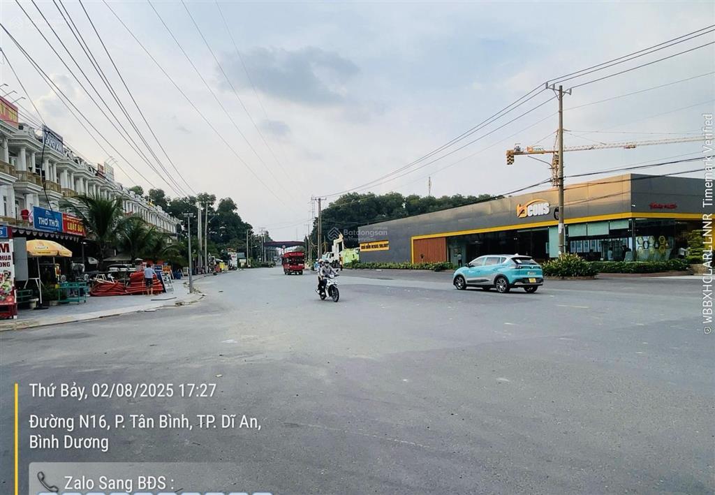 Bán đất 60m2 full thổ cư đường n2 kdc phú mỹ hiệp tân đông hiệp, đối diện dự án bcons solary