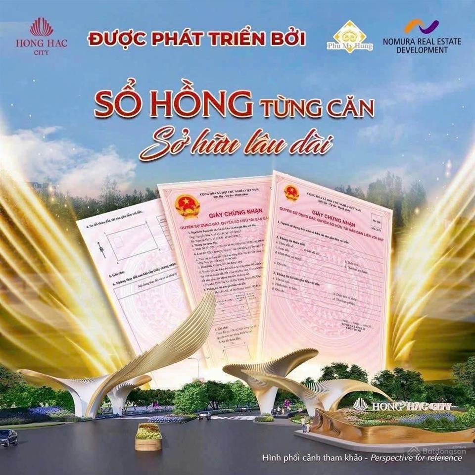 Mở bán biệt thự đơn lập, song lập phân khu hồng phát f12 tại hồng hạc city. hotline 0988 980 ***