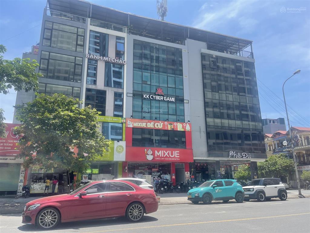Hàng hiếm bán nhà mp thành trung dtich 81m2/ mặt tiền 8m xây 6 tầng đang cho thuê 67tr/ tháng