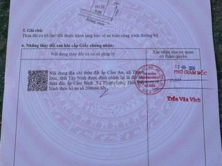 cần bán lô đất ấp cẩm bình xã thạnh đức