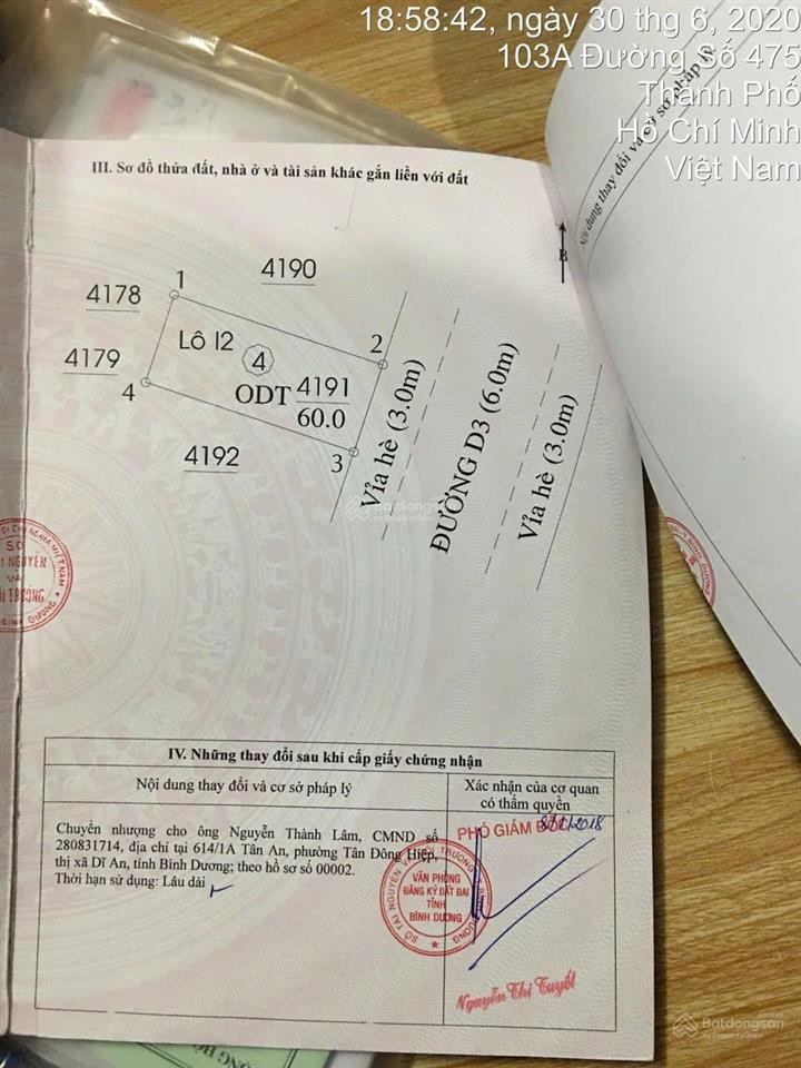 Bán đất nền dự án liền kề đại học quốc gia, khu dân cư đồng bộ đẹp nhất tp dĩ an . phú hồng thịnh 6
