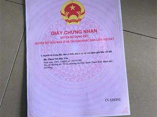 Chính chủ cần bán lô 80m2, thuộc khu du lịch sinh thái nhơn hội, quy nhơn, bình định