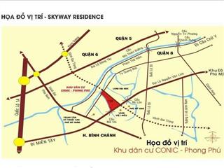Chính chủ gửi bán gấp lô đất biệt thự 288 kdc conic 13b sổ hồng. giá 15 tỷ tl