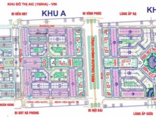 Chính chủ bán lô lk5 khu b tại kdt cienco 5 mê linh hà nội. đt 0976 196 ***