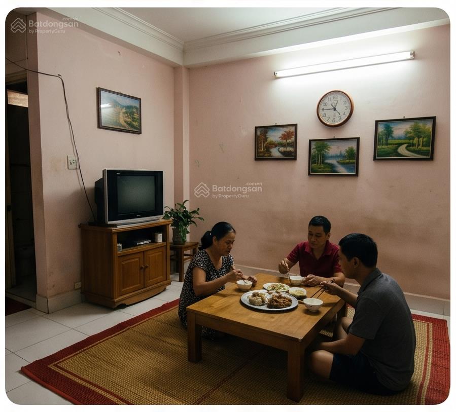 Cho thuê căn hộ tập thể tầng 2 kim liên đống đa 17m2 khép kín đủ đồ gần bách kinh xây