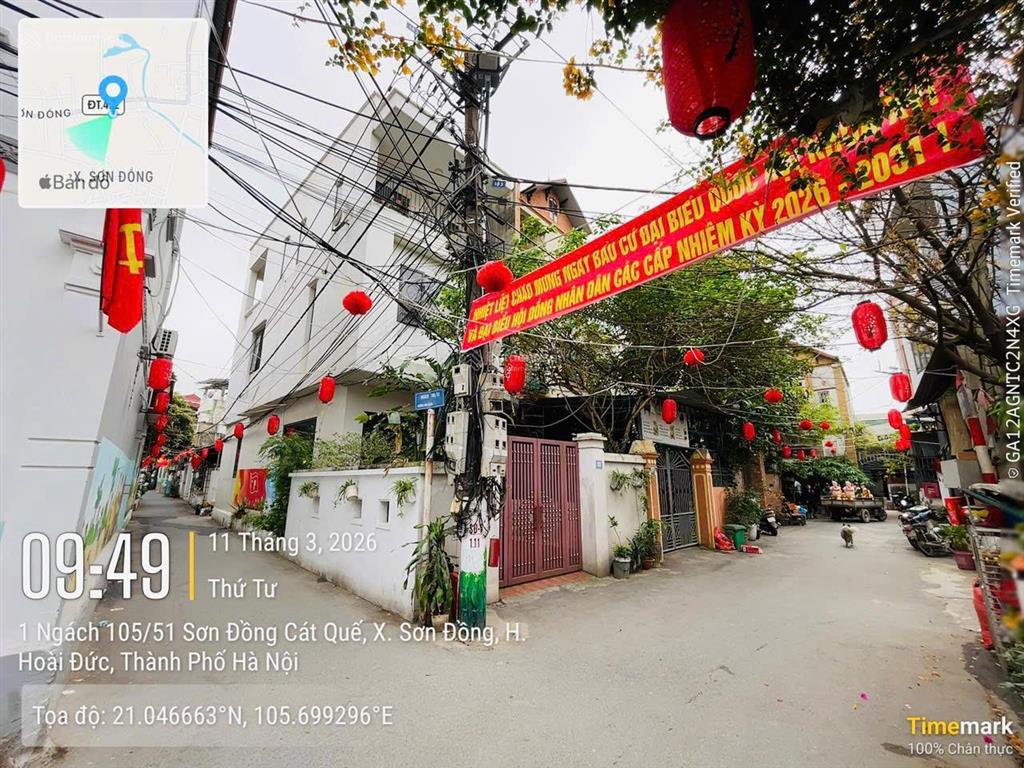 Bán nhà ngõ 105 sơn đồng  cát quế