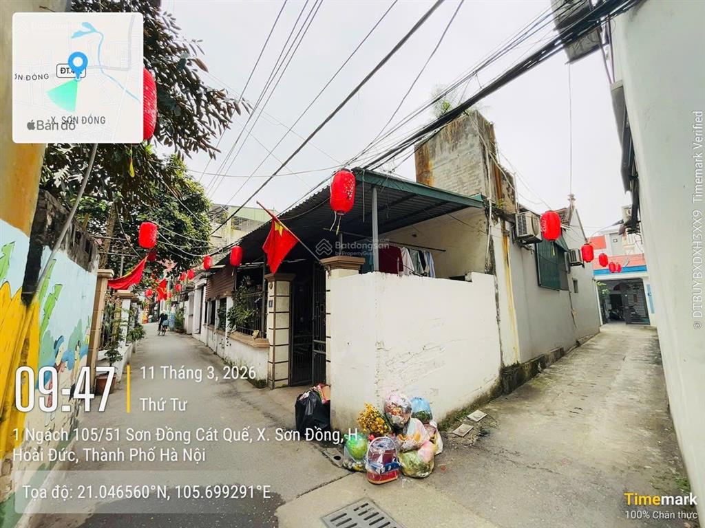 Bán nhà ngõ 105 sơn đồng  cát quế