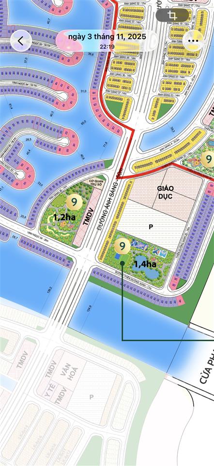 Nhà phố trục ánh sáng không số đường 50m view trực diện công viên sát biển giá tốt