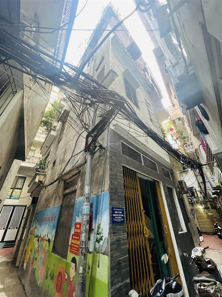 5.7 tỷ, 22m2, 5 tầng lô góc, 3 nhà ra phố, lê thanh nghị  bạch mai  hbt