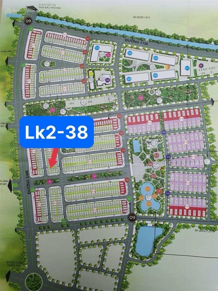 Bán lô áp góc trục đường đôi phố nối house