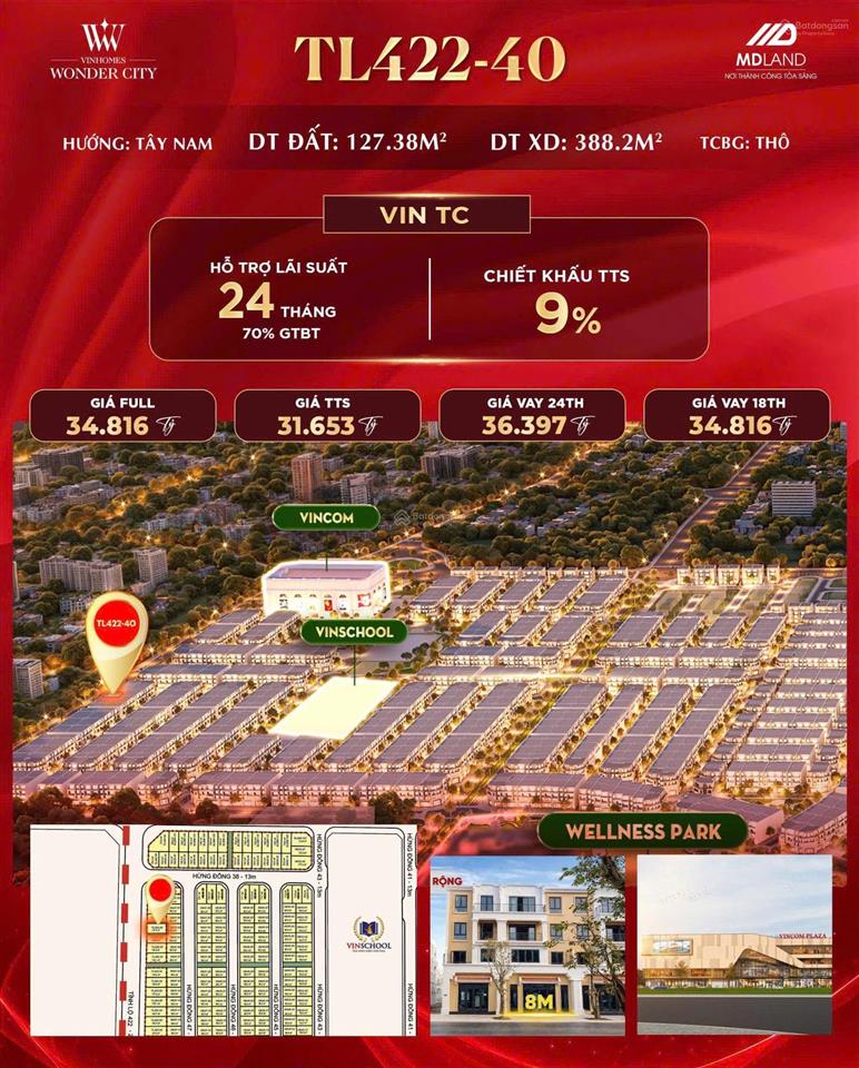 Shophouse mặt phố tl422 quỹ độc quyền giá đầu tư rất hot anh chị